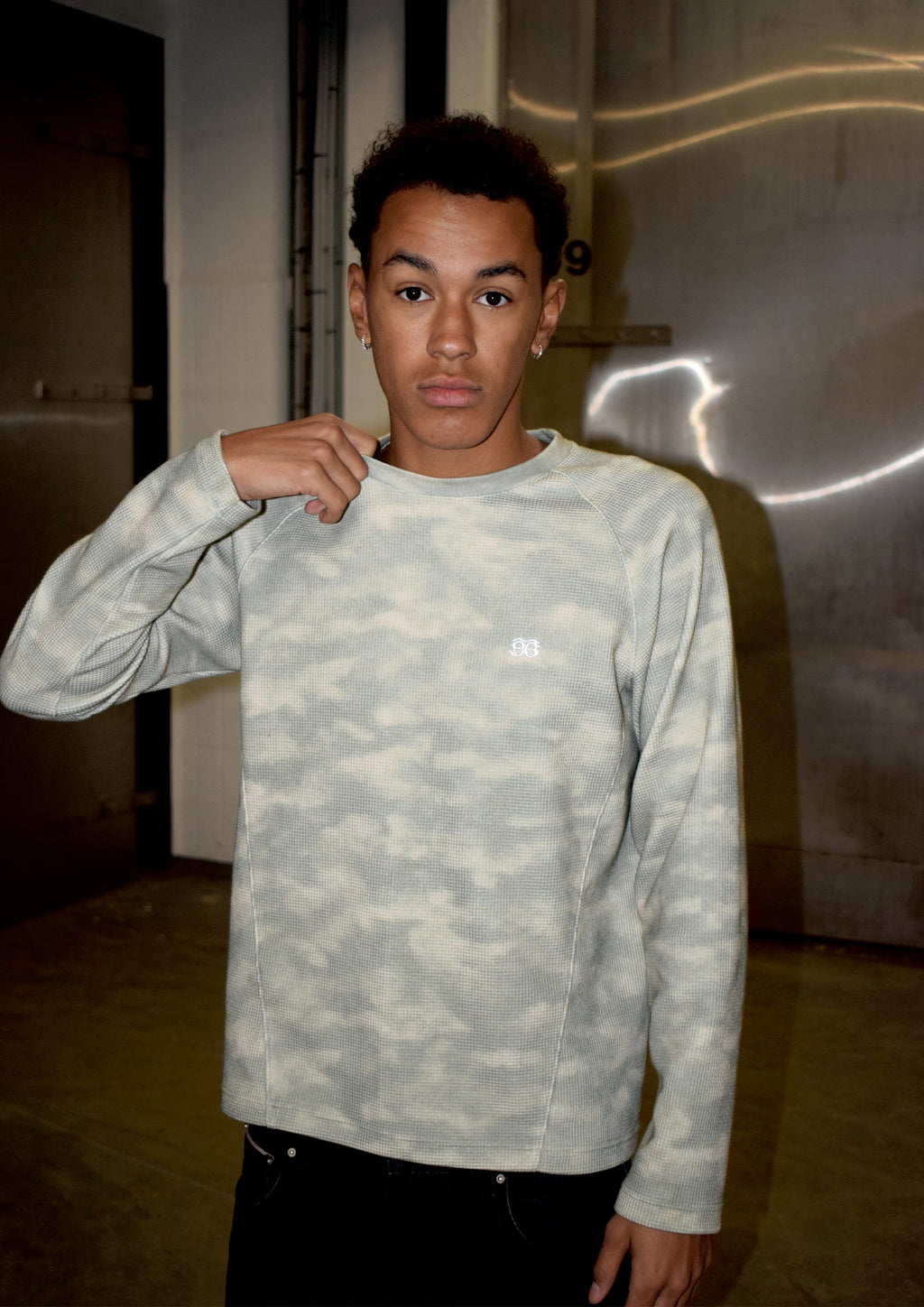 BLEND WAFFLE KNIT