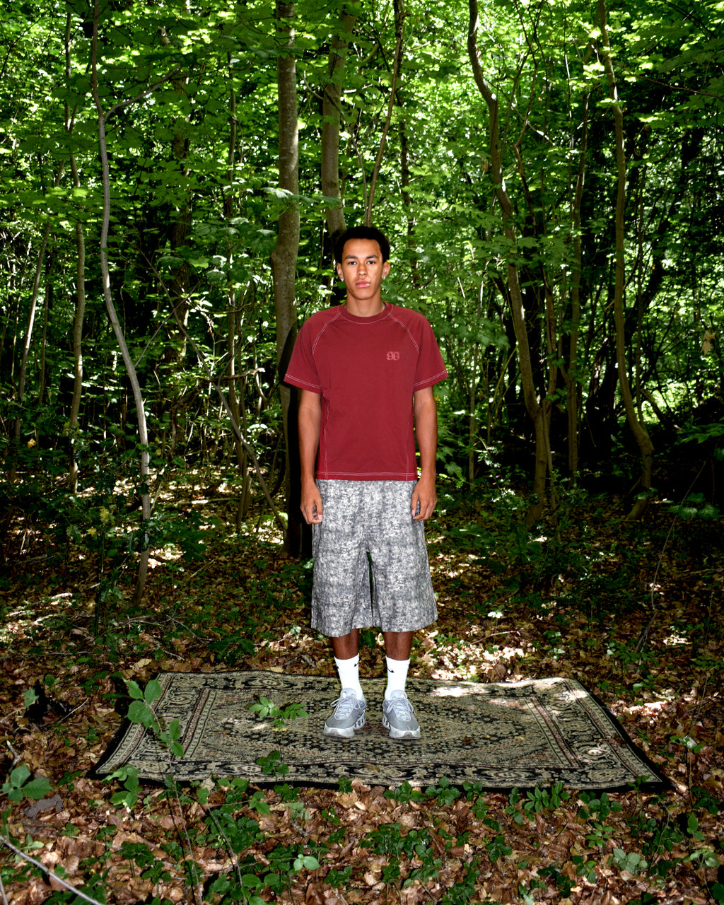 Signature Tee Dark Red
