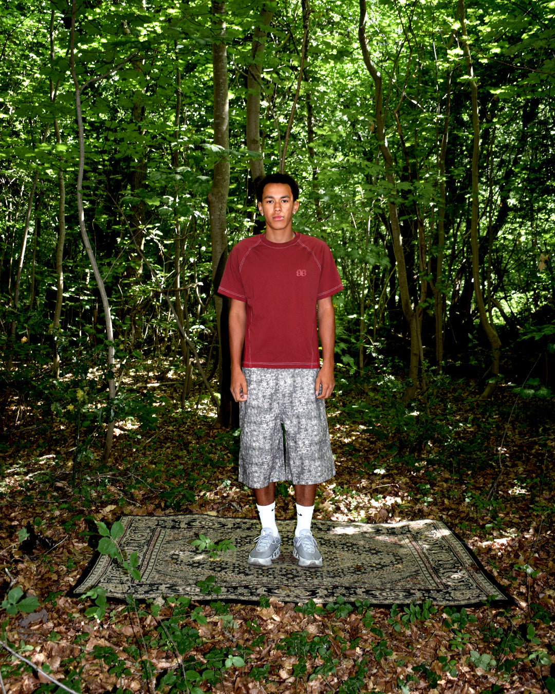 Signature Tee Dark Red